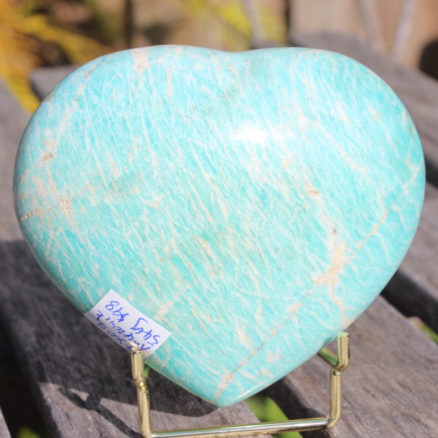 Amazonite Tianhe Stone crystal heart 546g