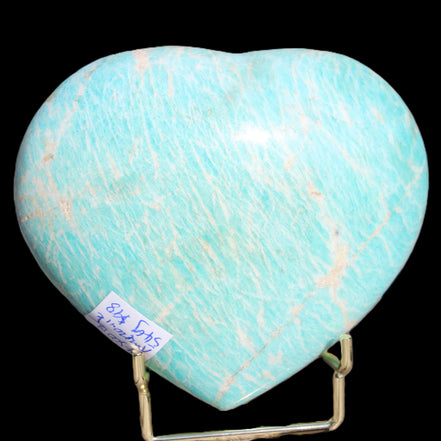 Amazonite Tianhe Stone crystal heart 546g Rocks and Things