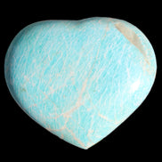 Amazonite Tianhe Stone crystal heart 546g Rocks and Things