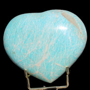 Amazonite Tianhe Stone crystal heart 546g Rocks and Things