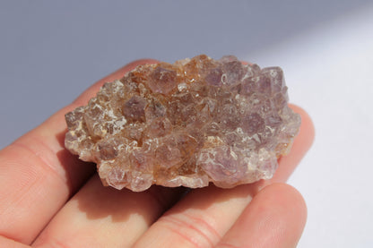 Amethyst and Citrine druzy cluster from Brazil 53g
