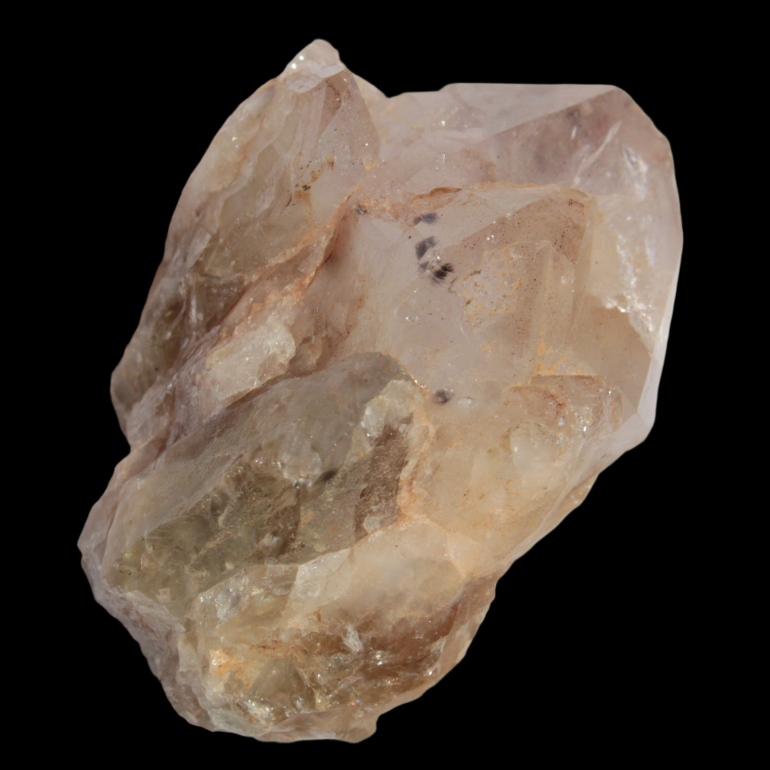 White Silver Mountain Quartz crystal 70g in sunlight - Rocks and Things Store