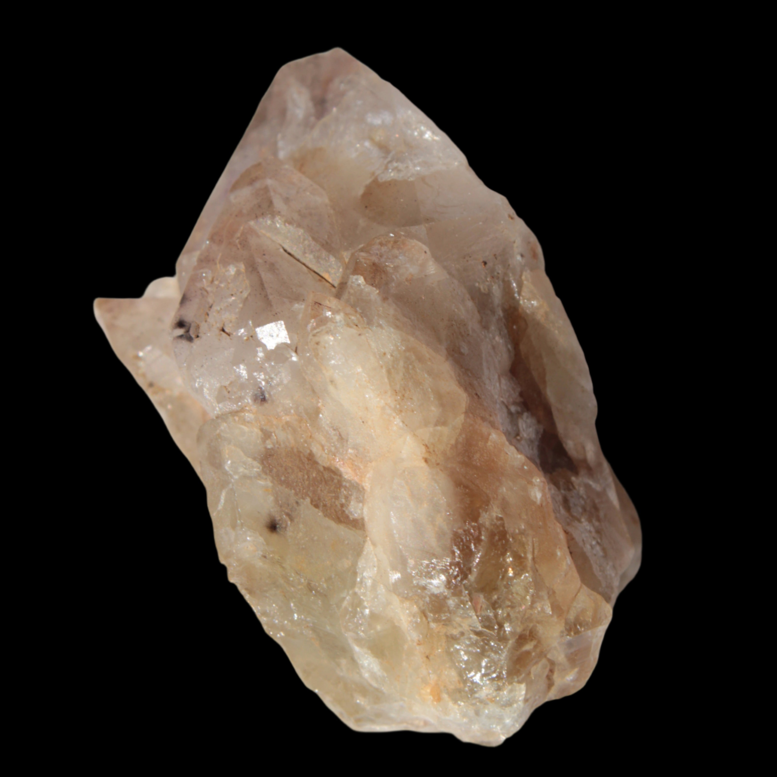 White Silver Mountain Quartz crystal 70g in sunlight - Rocks and Things Store