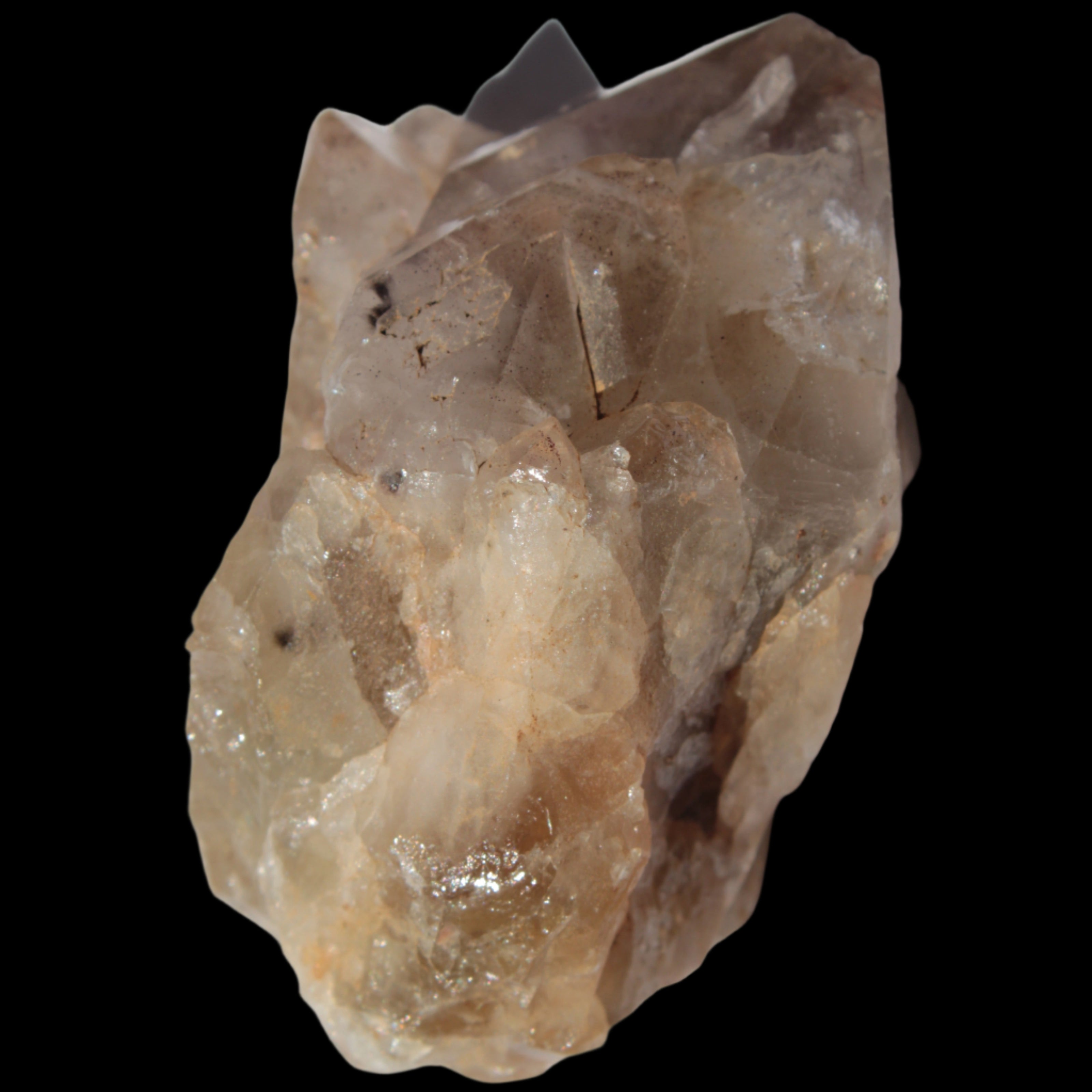 White Silver Mountain Quartz crystal 70g in sunlight - Rocks and Things Store