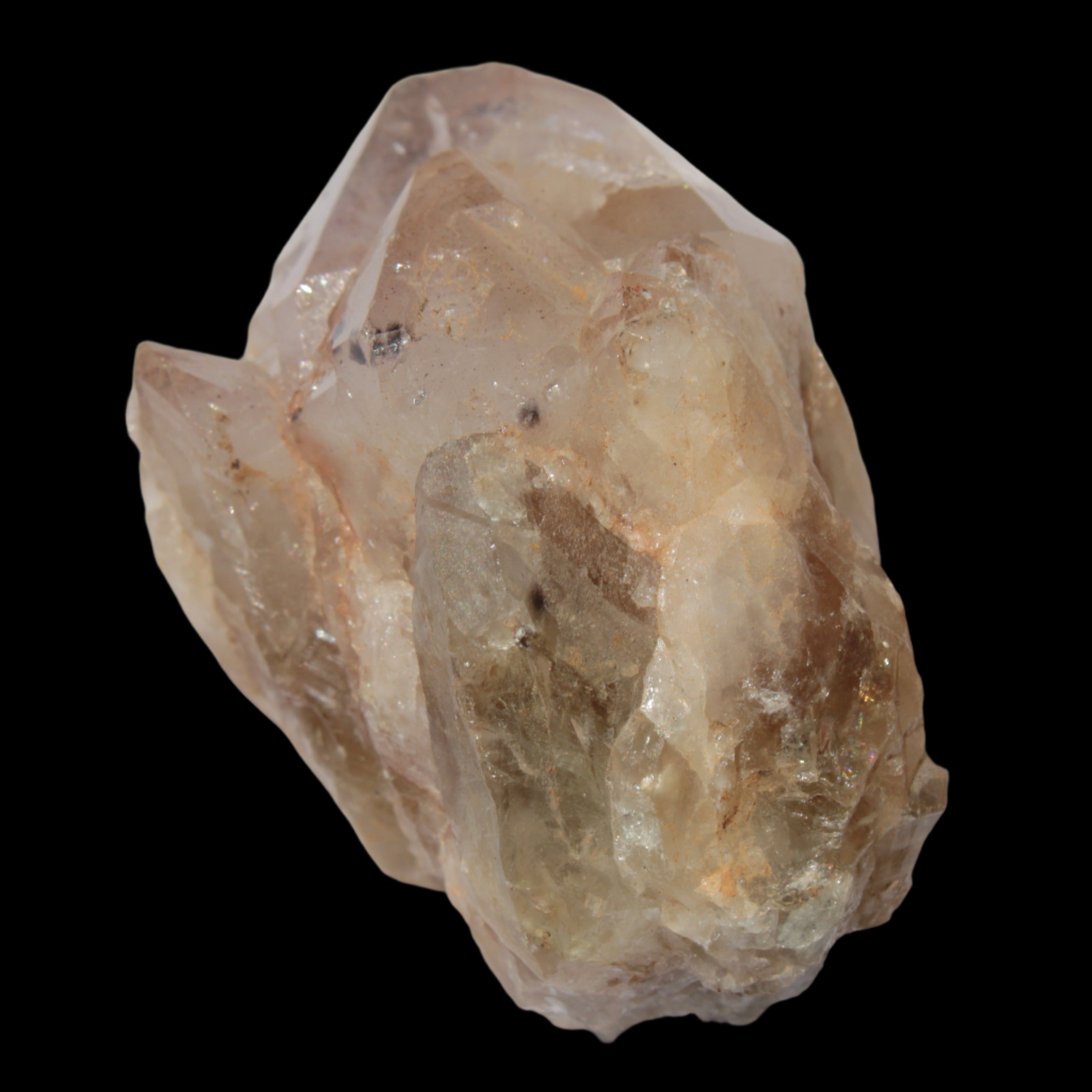 White Silver Mountain Quartz crystal 70g in sunlight - Rocks and Things Store