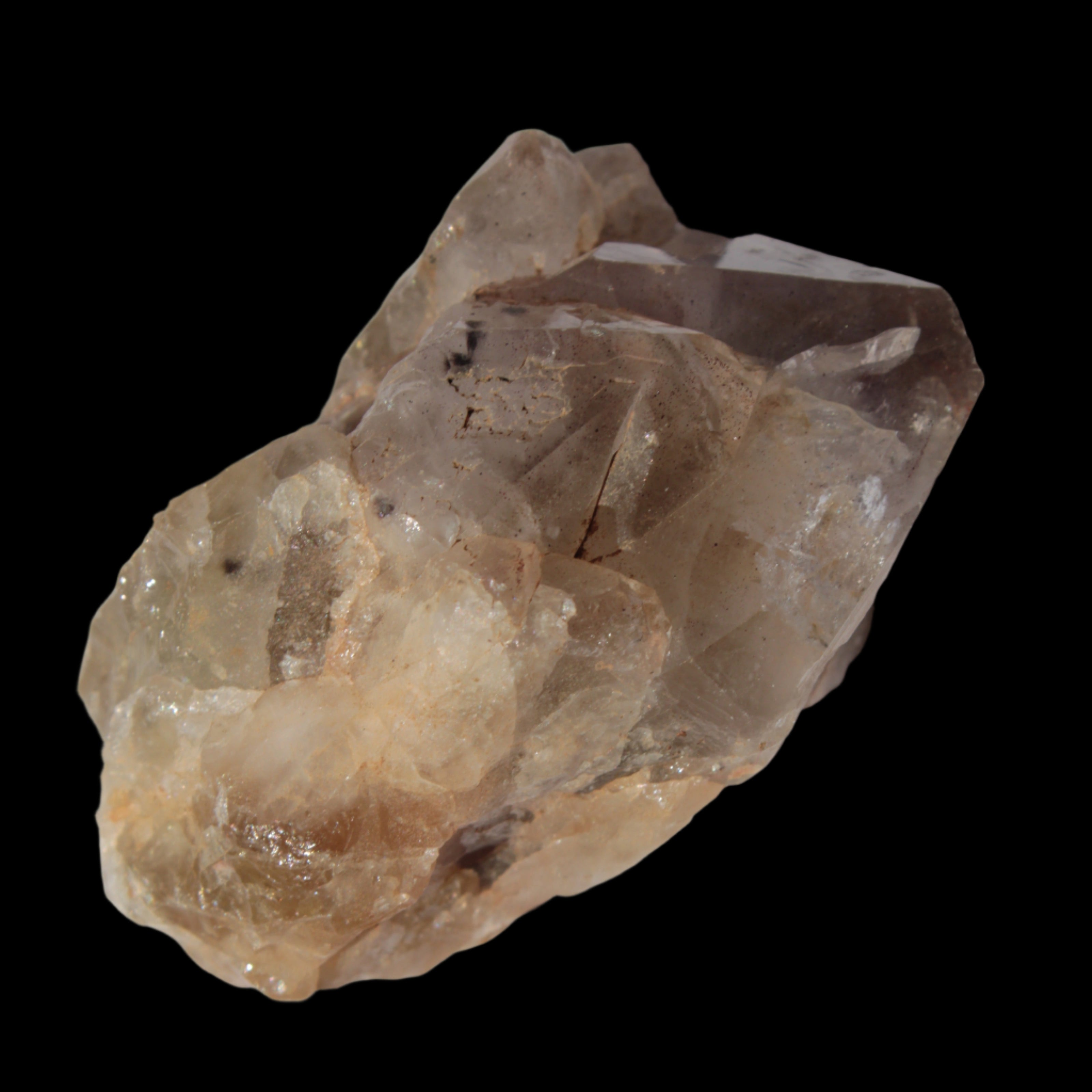 White Silver Mountain Quartz crystal 70g in sunlight - Rocks and Things Store