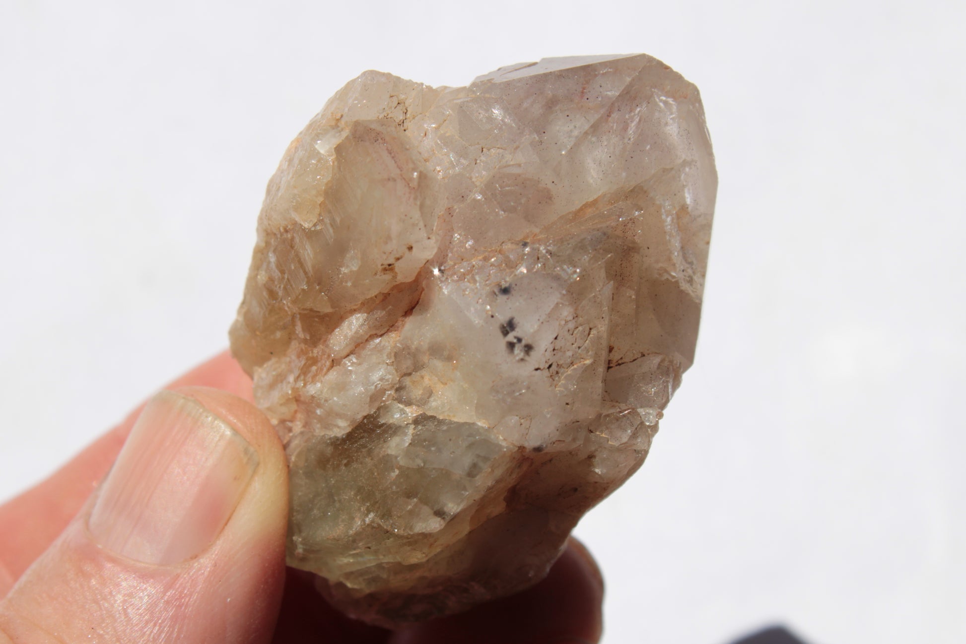 White Silver Mountain Quartz crystal 70g Rocks and Things