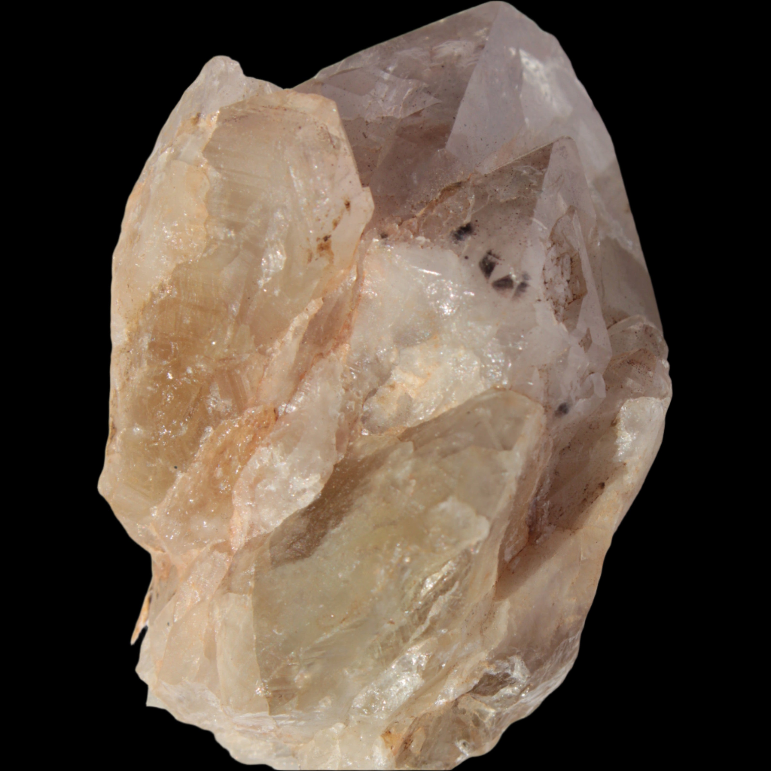 White Silver Mountain Quartz crystal 70g in sunlight - Rocks and Things Store