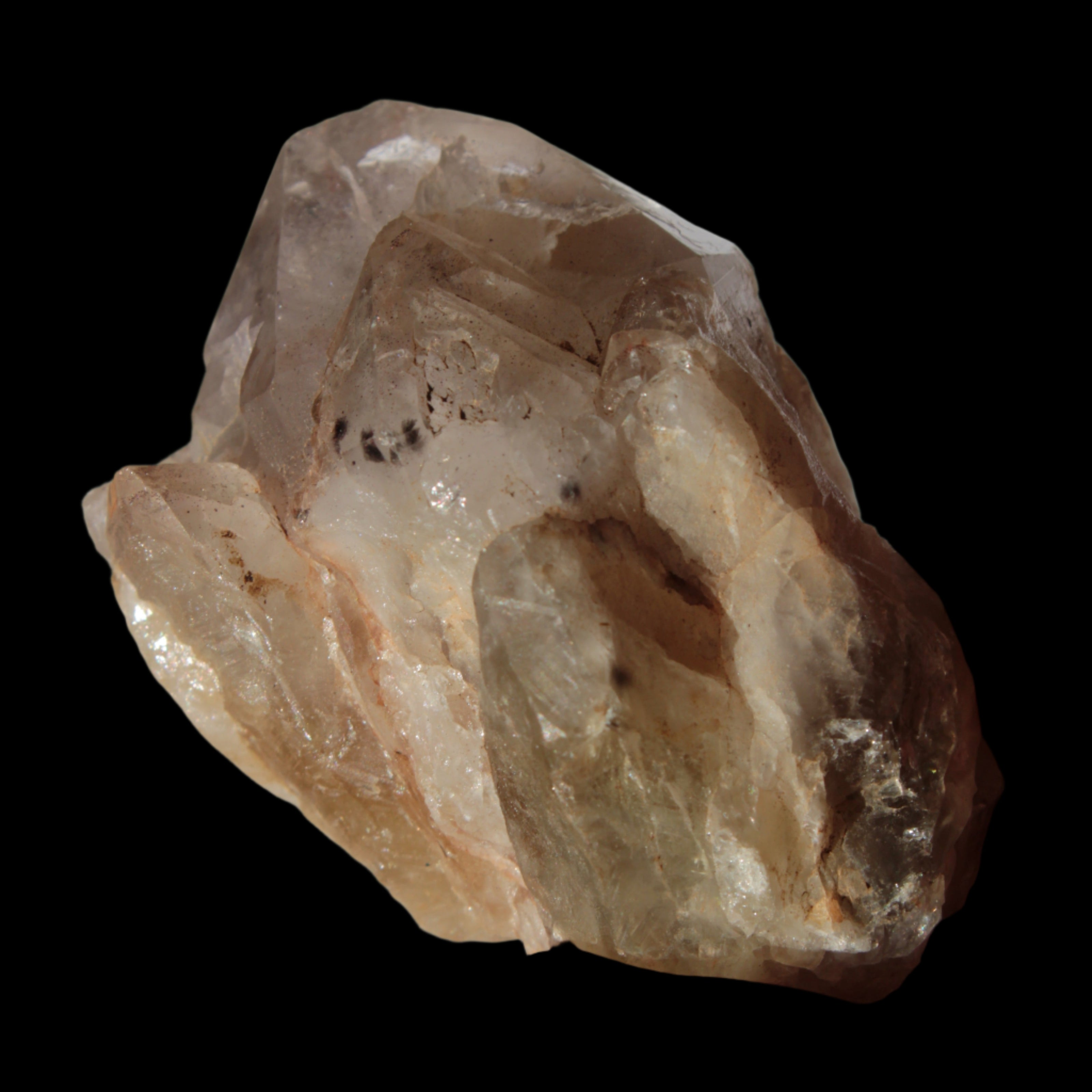 White Silver Mountain Quartz crystal 70g in sunlight - Rocks and Things Store