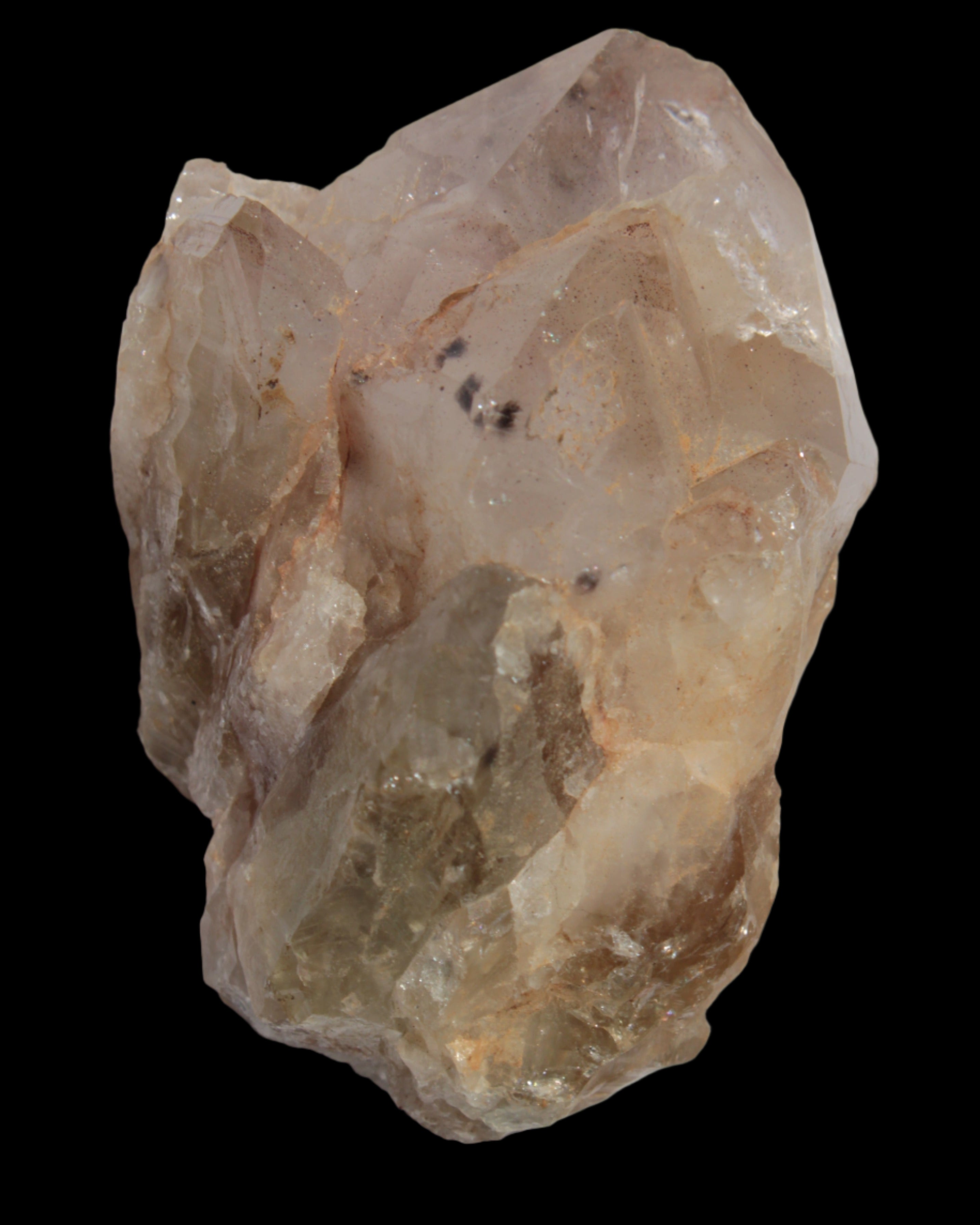 White Silver Mountain Quartz crystal 70g in sunlight - Rocks and Things Store