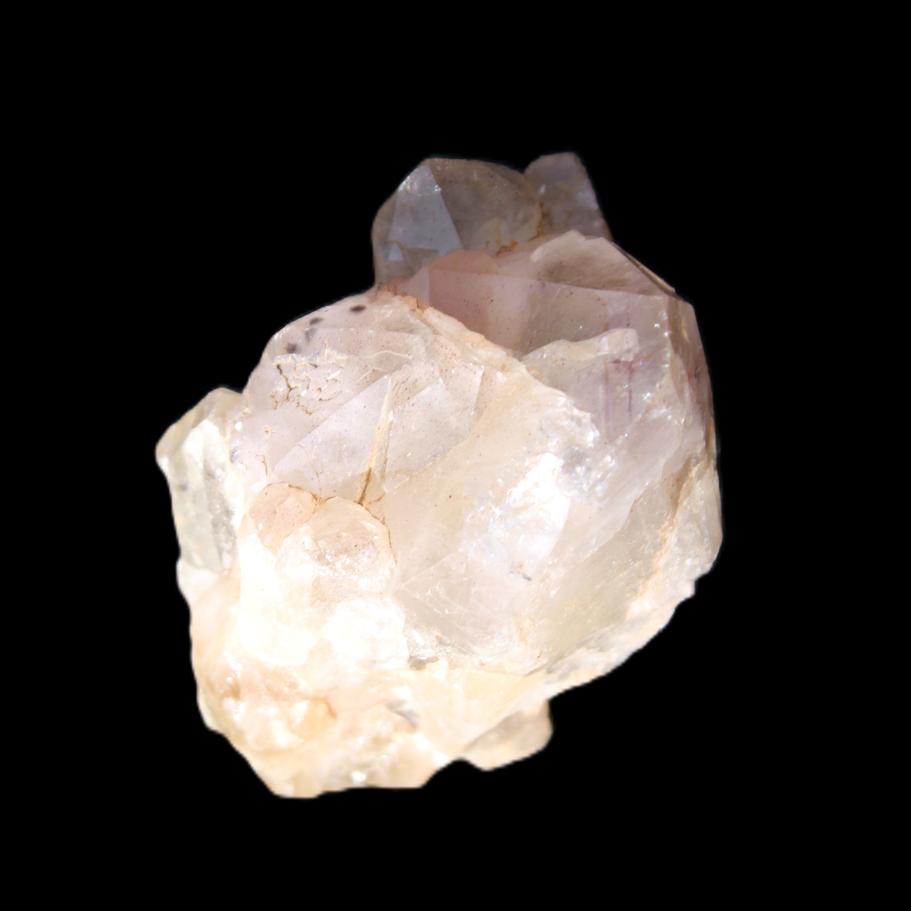 White Silver Mountain Quartz crystal 70g in sunlight - Rocks and Things Store