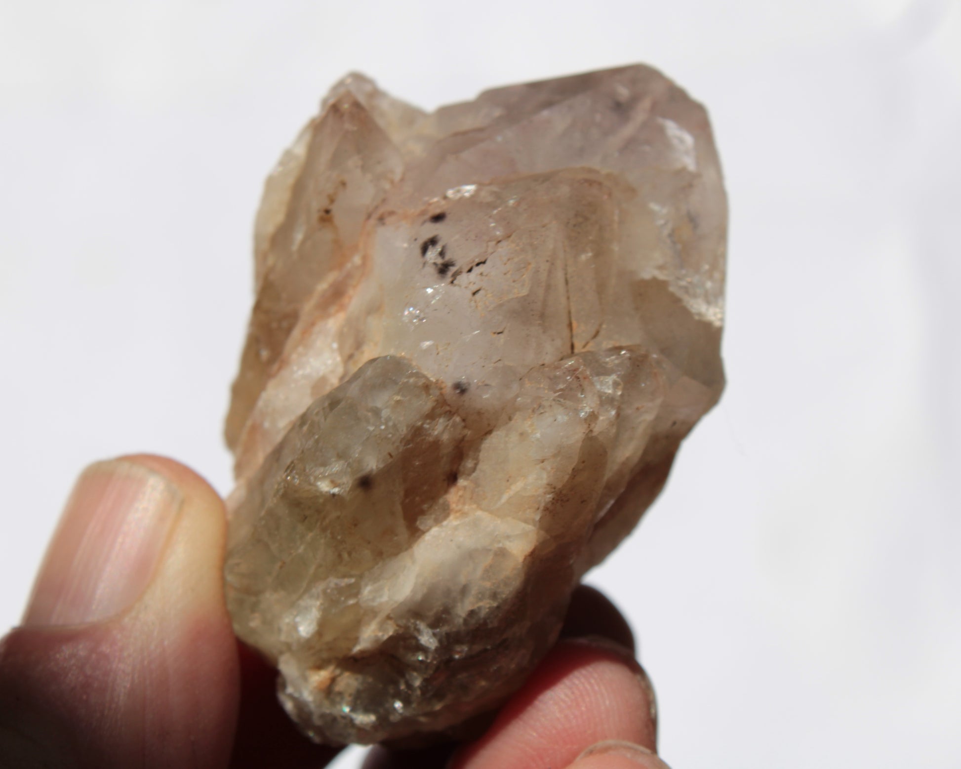 White Silver Mountain Quartz crystal 70g Rocks and Things