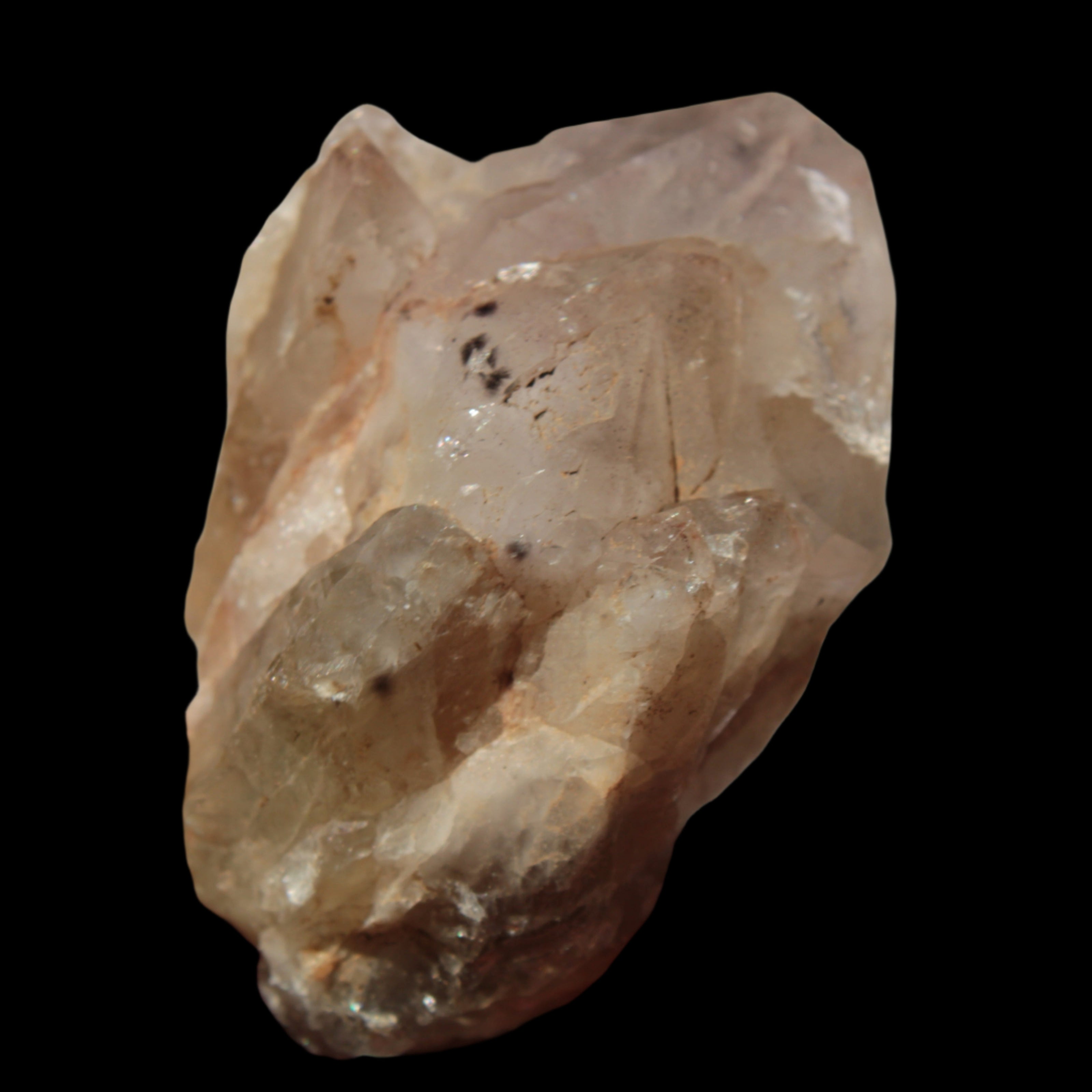 White Silver Mountain Quartz crystal 70g in sunlight - Rocks and Things Store