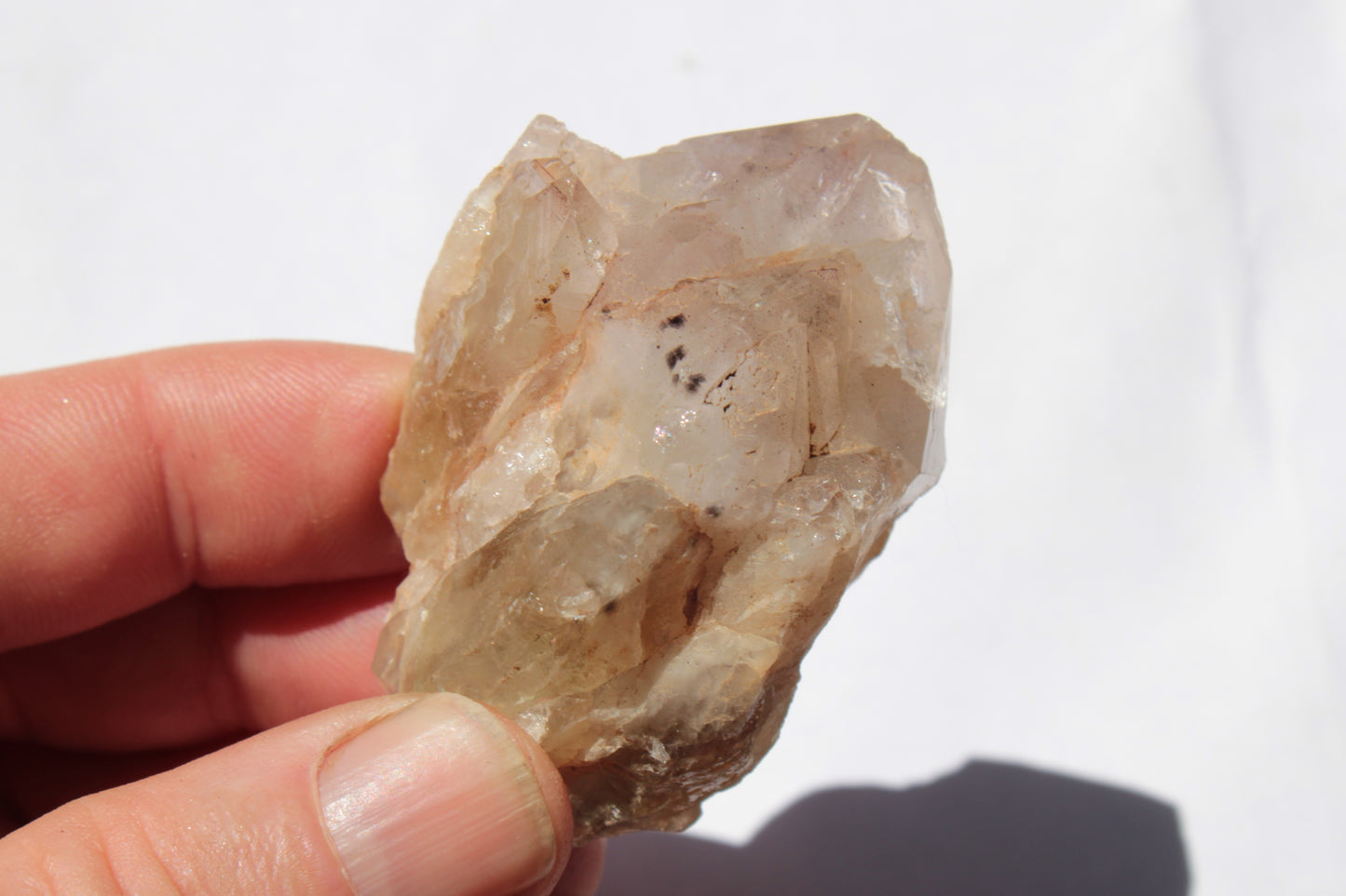 White Silver Mountain Quartz crystal 70g Rocks and Things