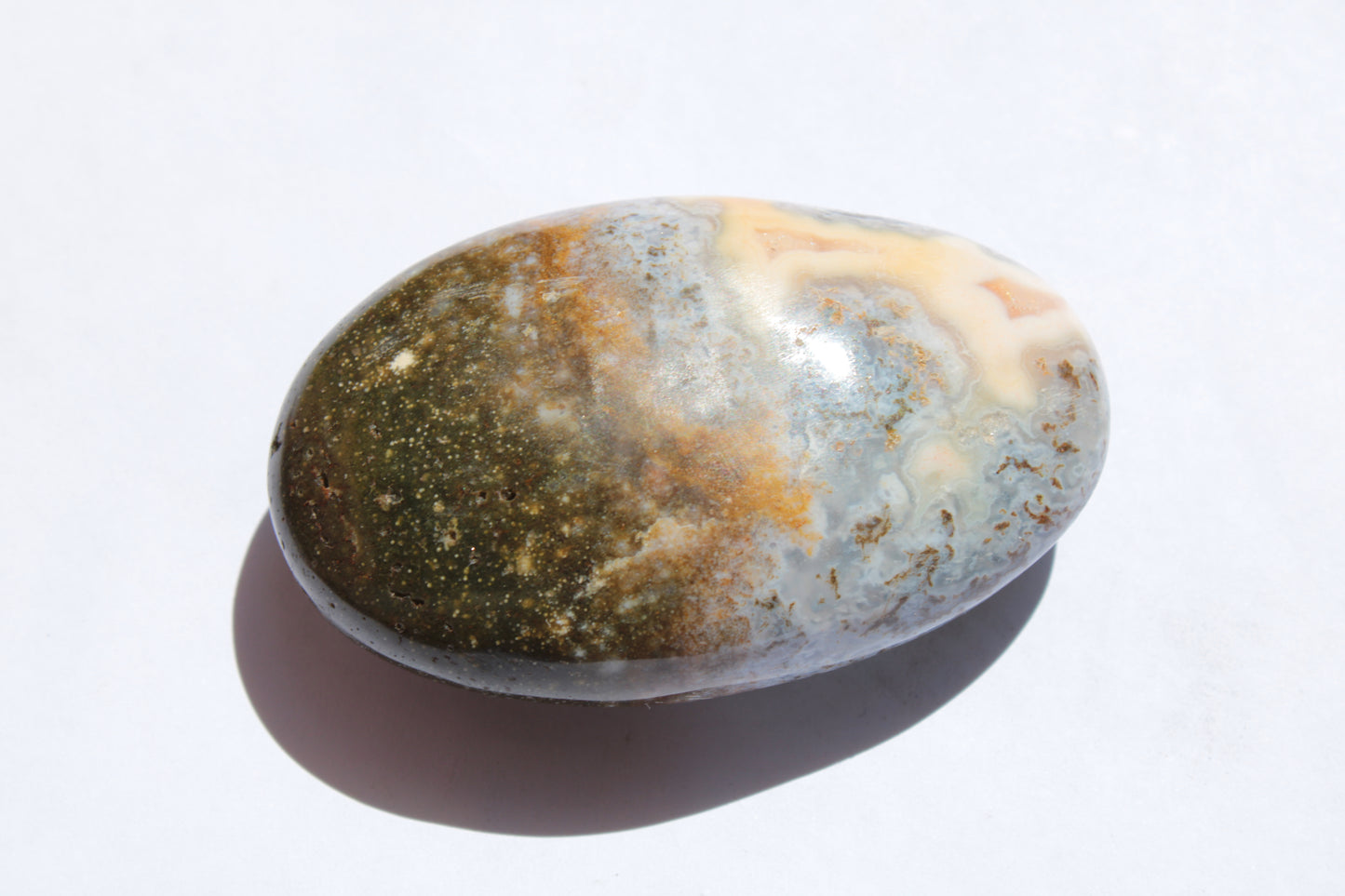 Ocean Jasper palmstone 81g Rocks and Things