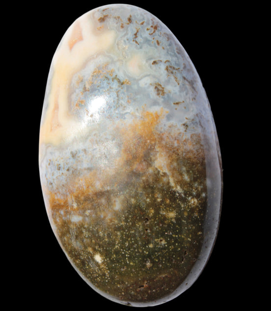 Ocean Jasper palmstone 81g - Rocks and Things Store