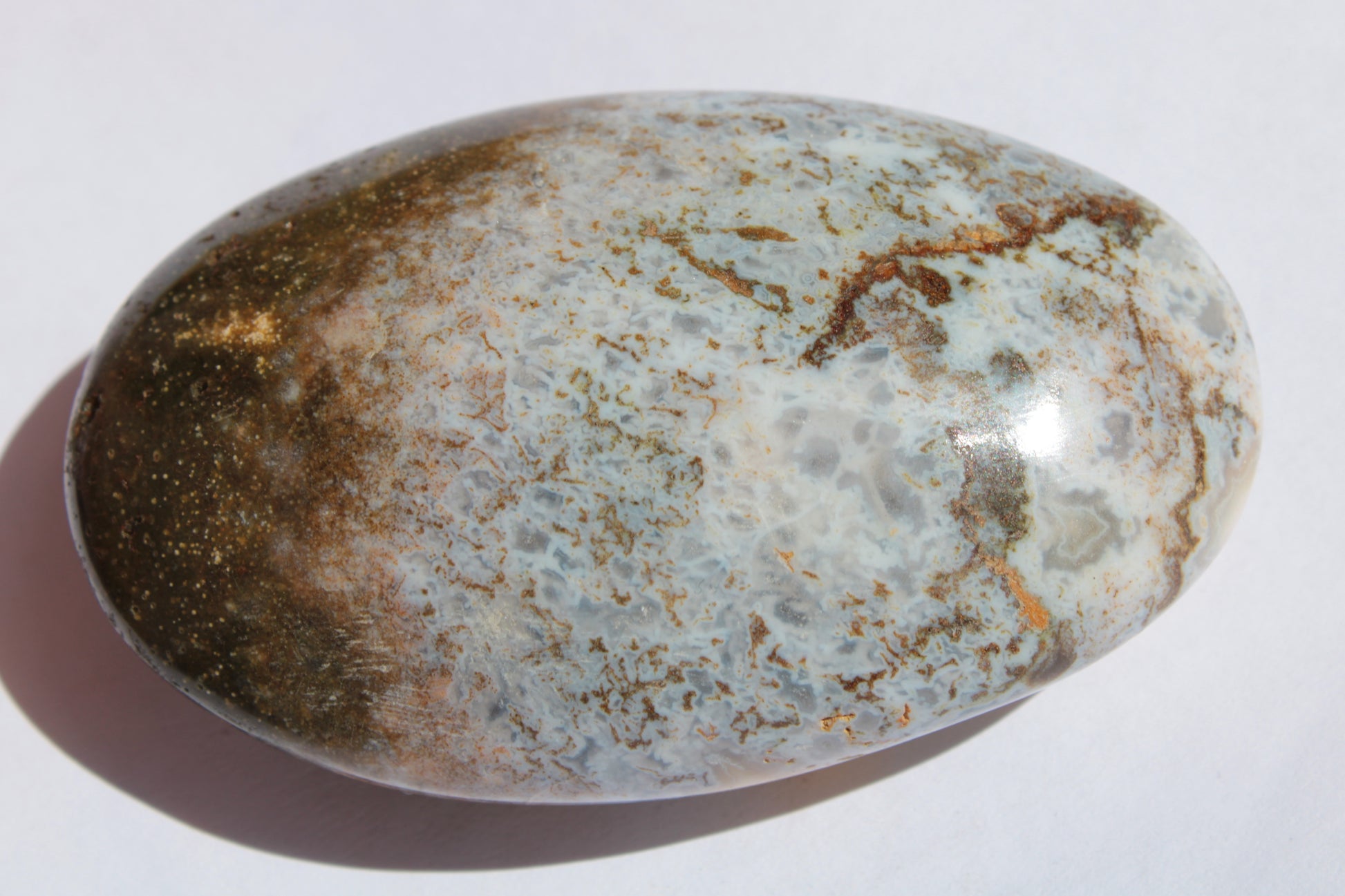 Ocean Jasper palmstone 81g Rocks and Things