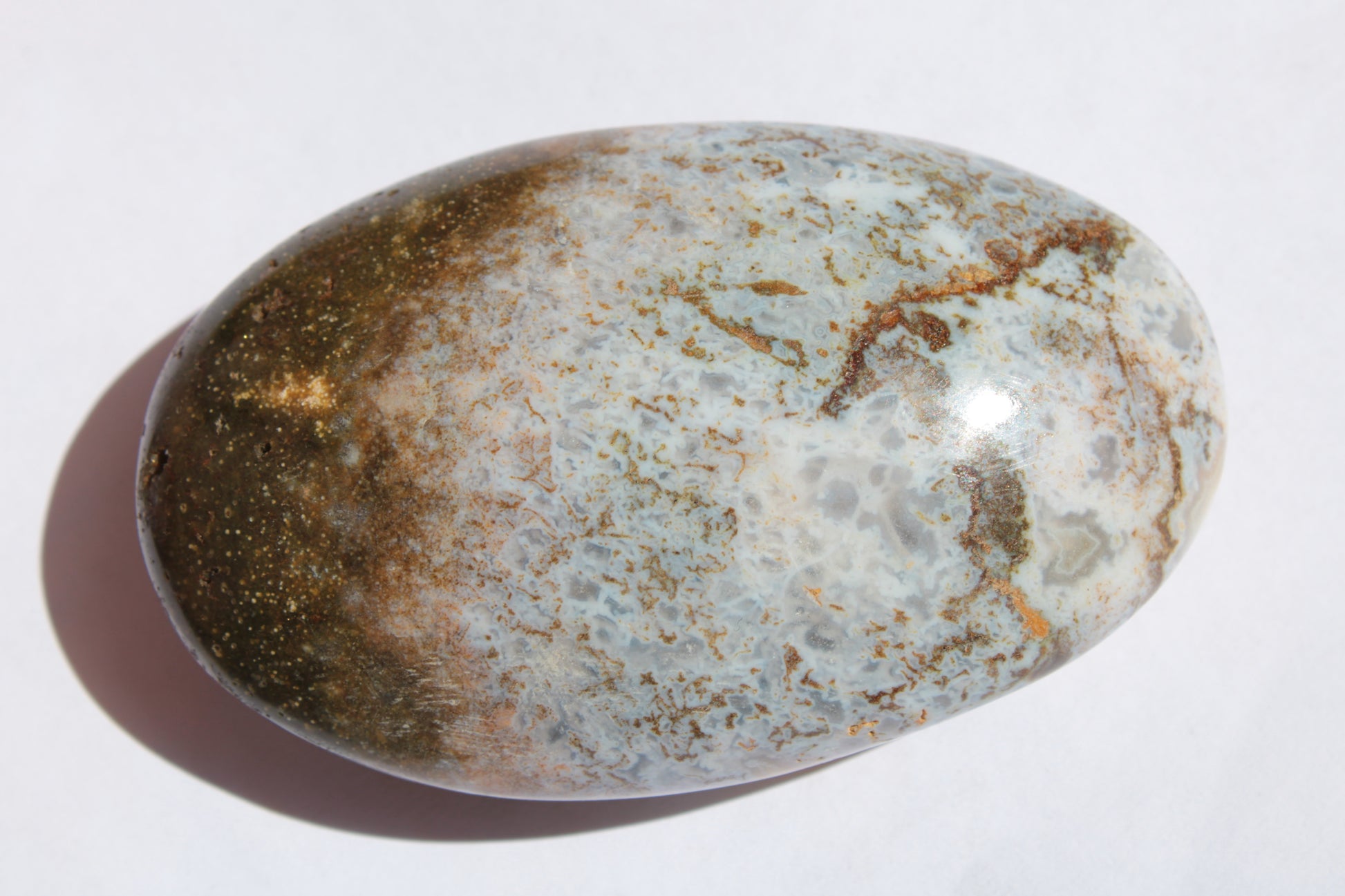 Ocean Jasper palmstone 81g Rocks and Things