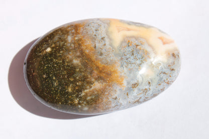 Ocean Jasper palmstone 81g Rocks and Things