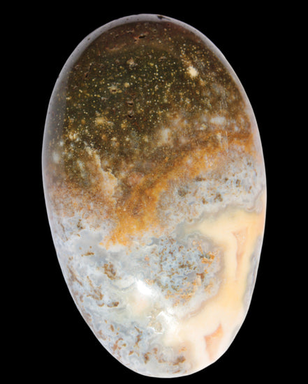 Ocean Jasper palmstone 81g - Rocks and Things Store