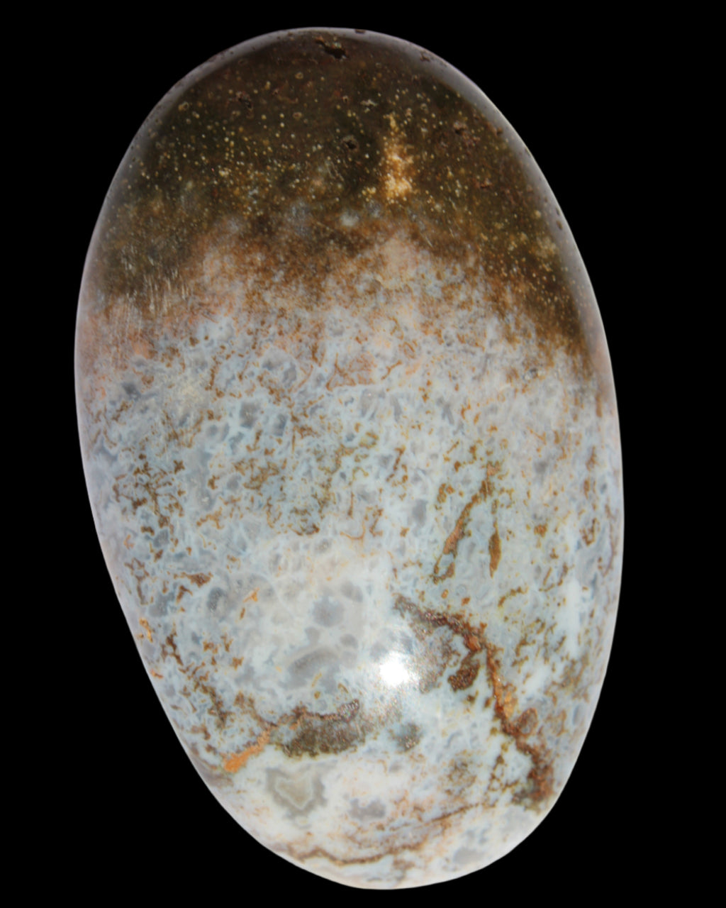 Ocean Jasper palmstone 81g Rocks and Things