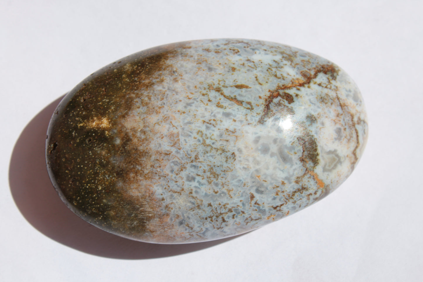 Ocean Jasper palmstone 81g Rocks and Things