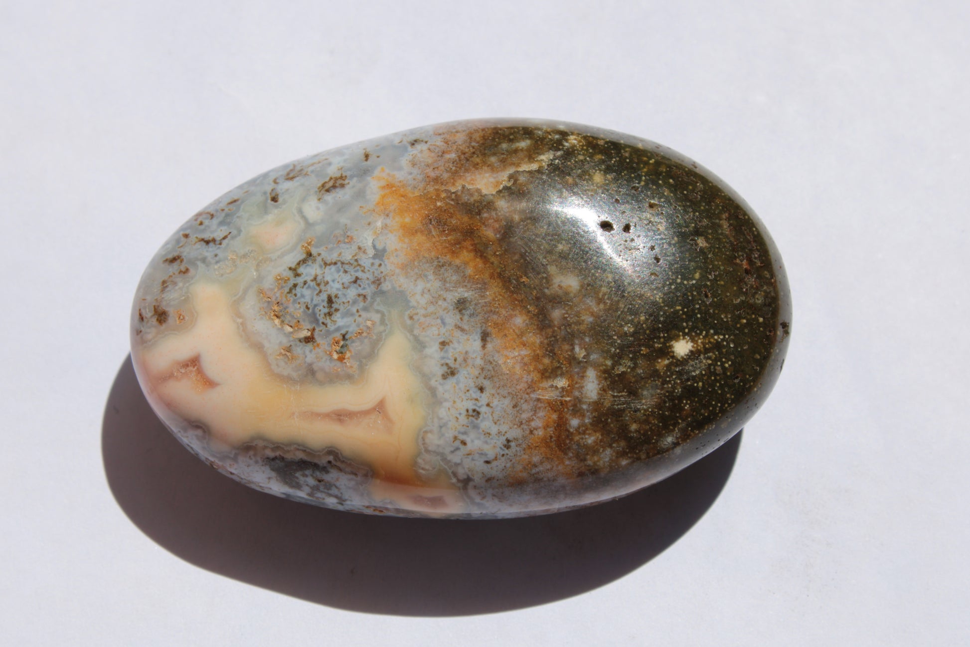 Ocean Jasper palmstone 81g Rocks and Things