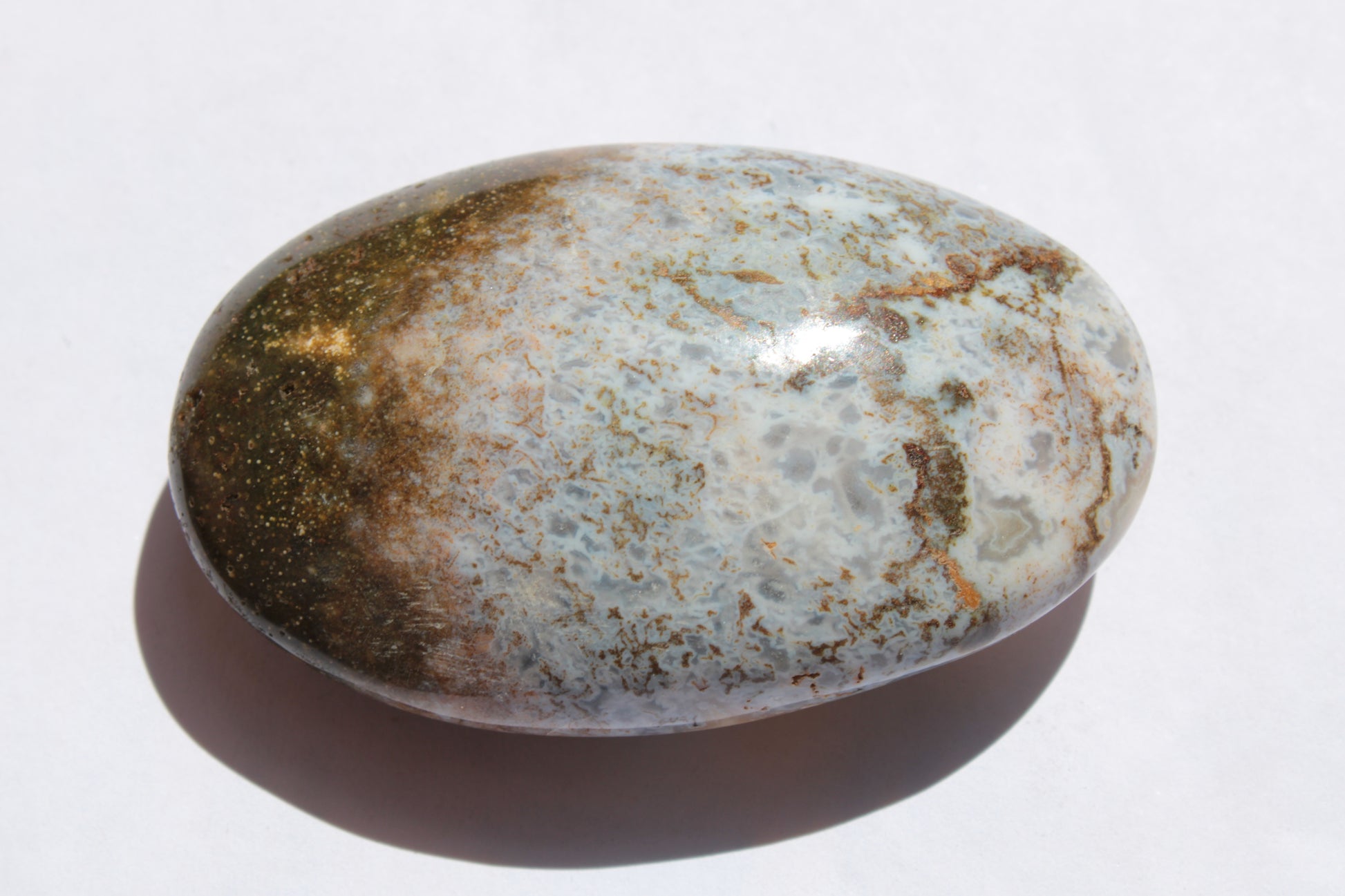 Ocean Jasper palmstone 81g Rocks and Things