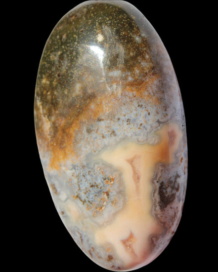 Ocean Jasper palmstone 81g - Rocks and Things Store