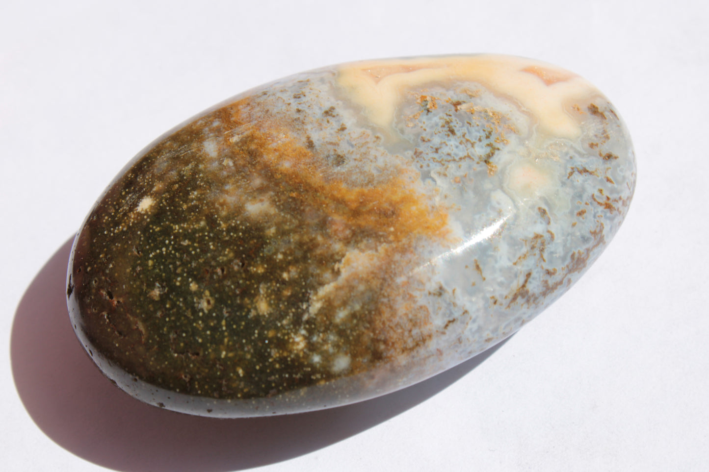 Ocean Jasper palmstone 81g Rocks and Things