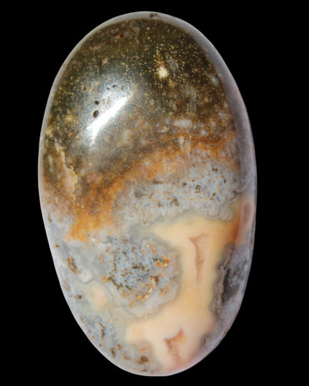 Ocean Jasper palmstone 81g - Rocks and Things Store