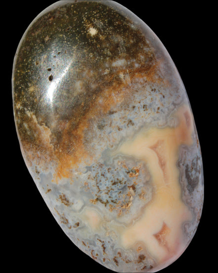 Ocean Jasper palmstone 81g - Rocks and Things Store