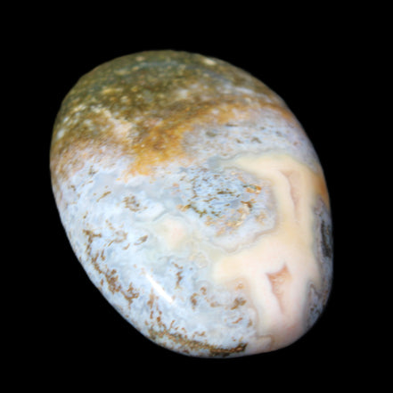 Ocean Jasper palmstone 81g in sunlight - Rocks and Things Store