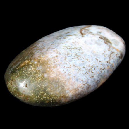 Ocean Jasper palmstone 81g in sunlight - Rocks and Things Store