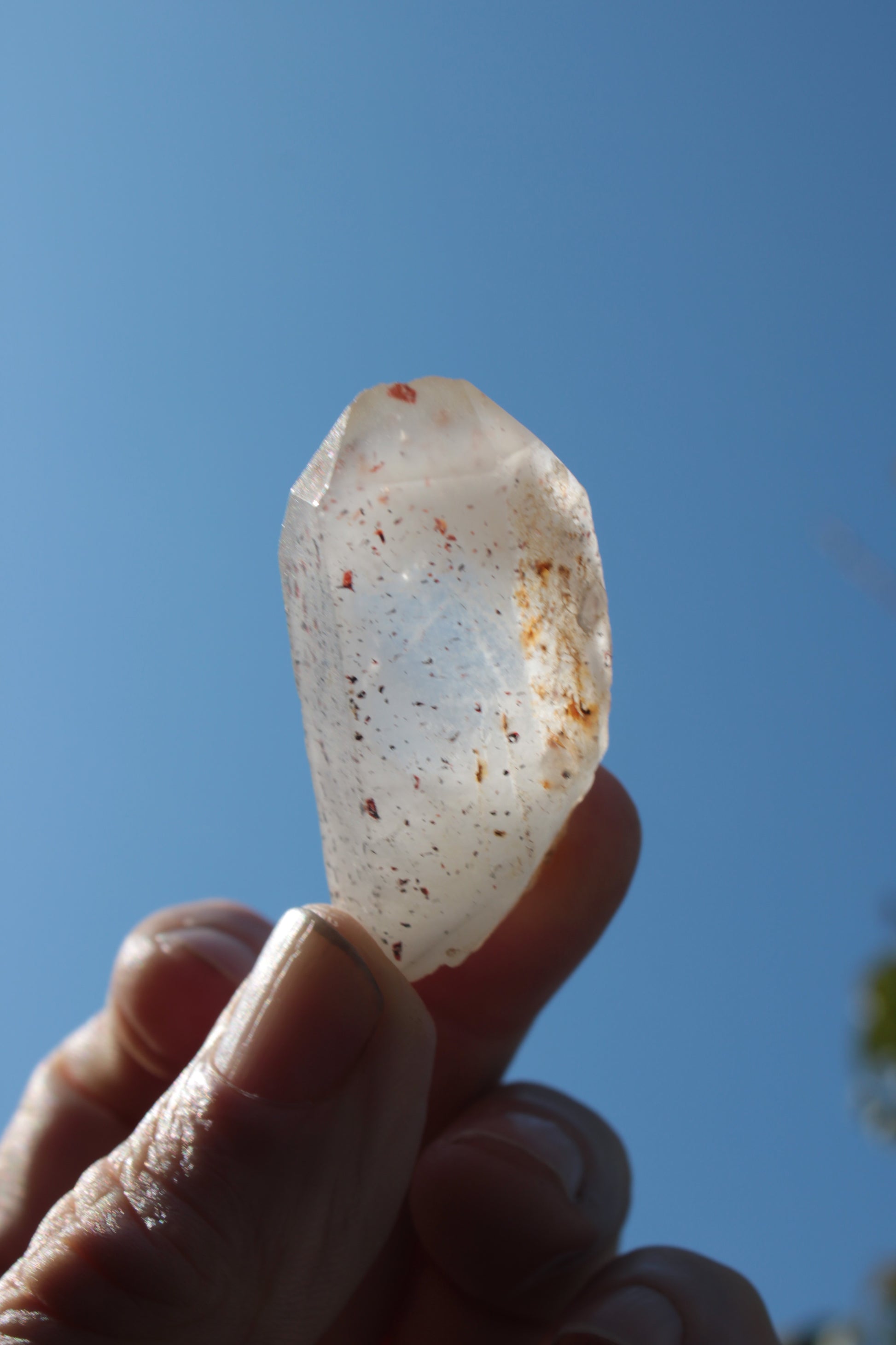 Lepidocrocite Quartz crystal from Namibia 25g Rocks and Things