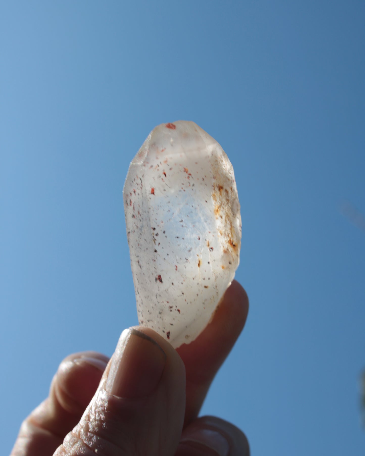 Lepidocrocite Quartz crystal from Namibia 25g Rocks and Things