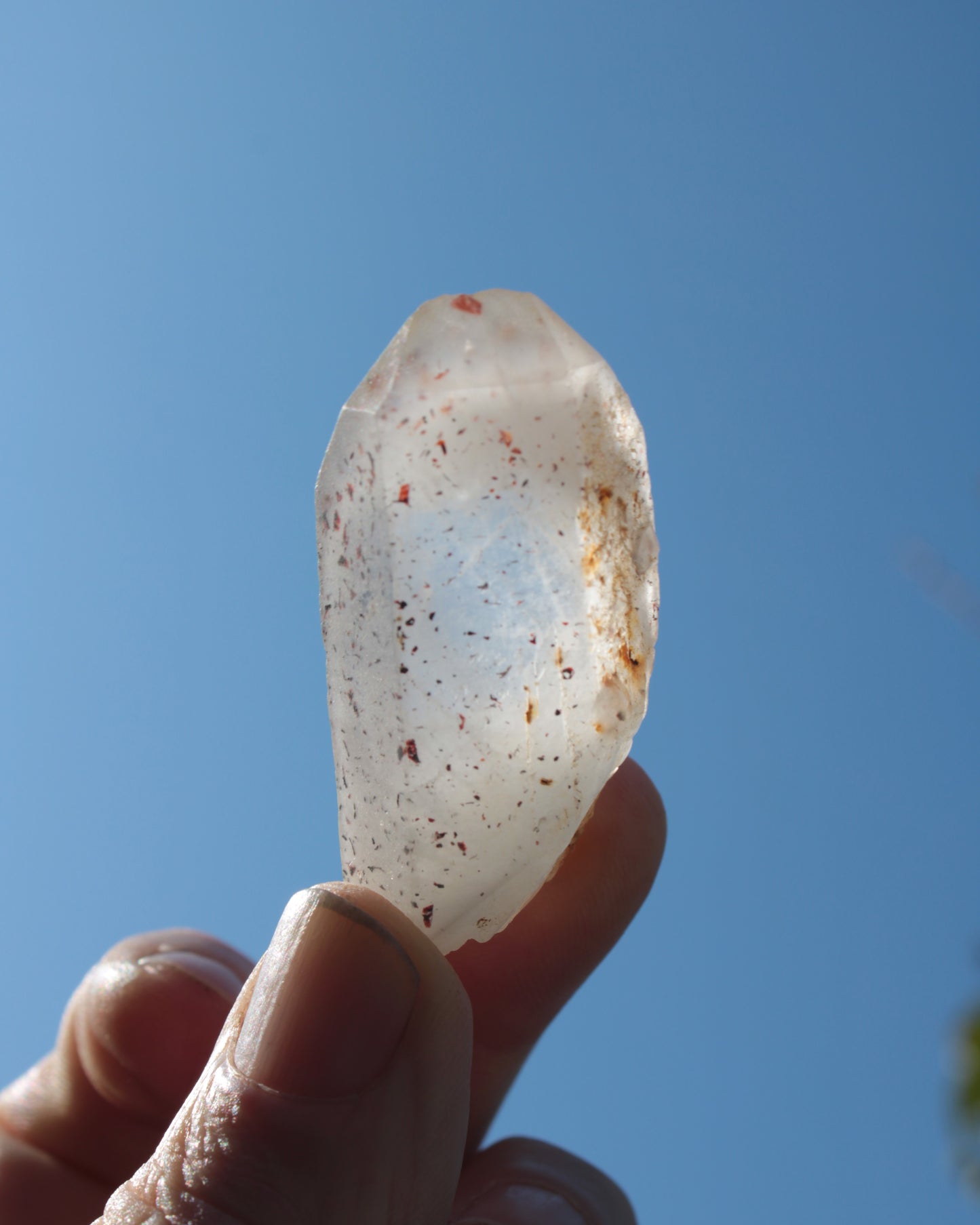 Lepidocrocite Quartz crystal from Namibia 25g Rocks and Things