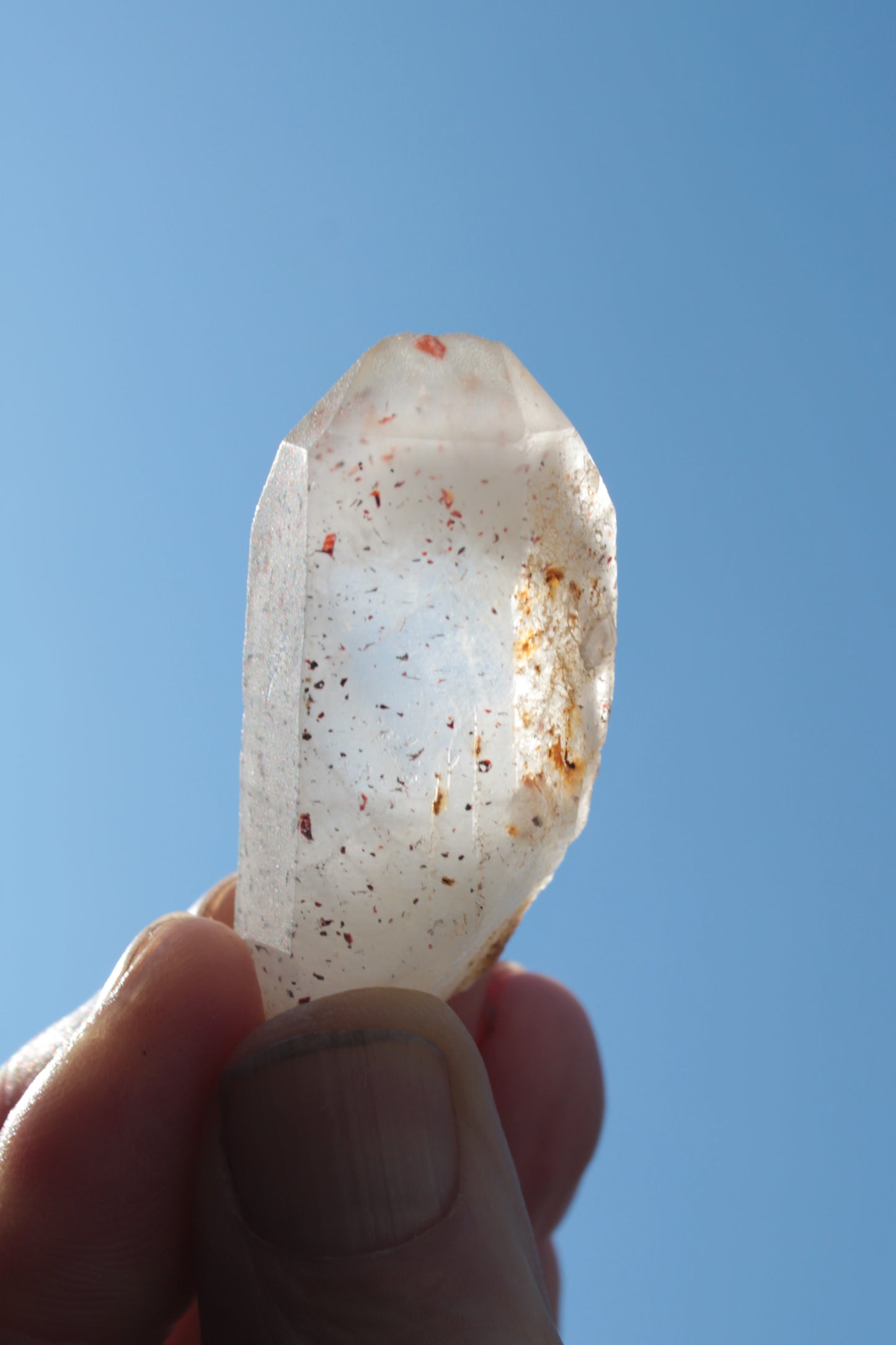 Lepidocrocite Quartz crystal from Namibia 25g Rocks and Things