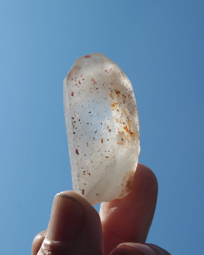 Lepidocrocite Quartz crystal from Namibia 25g Rocks and Things