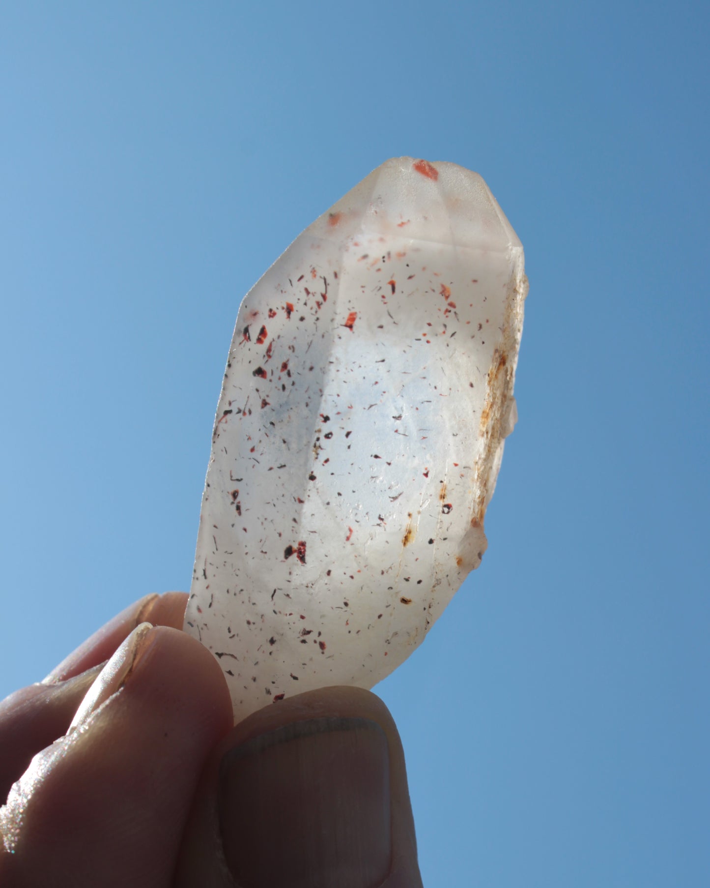 Lepidocrocite Quartz crystal from Namibia 25g Rocks and Things