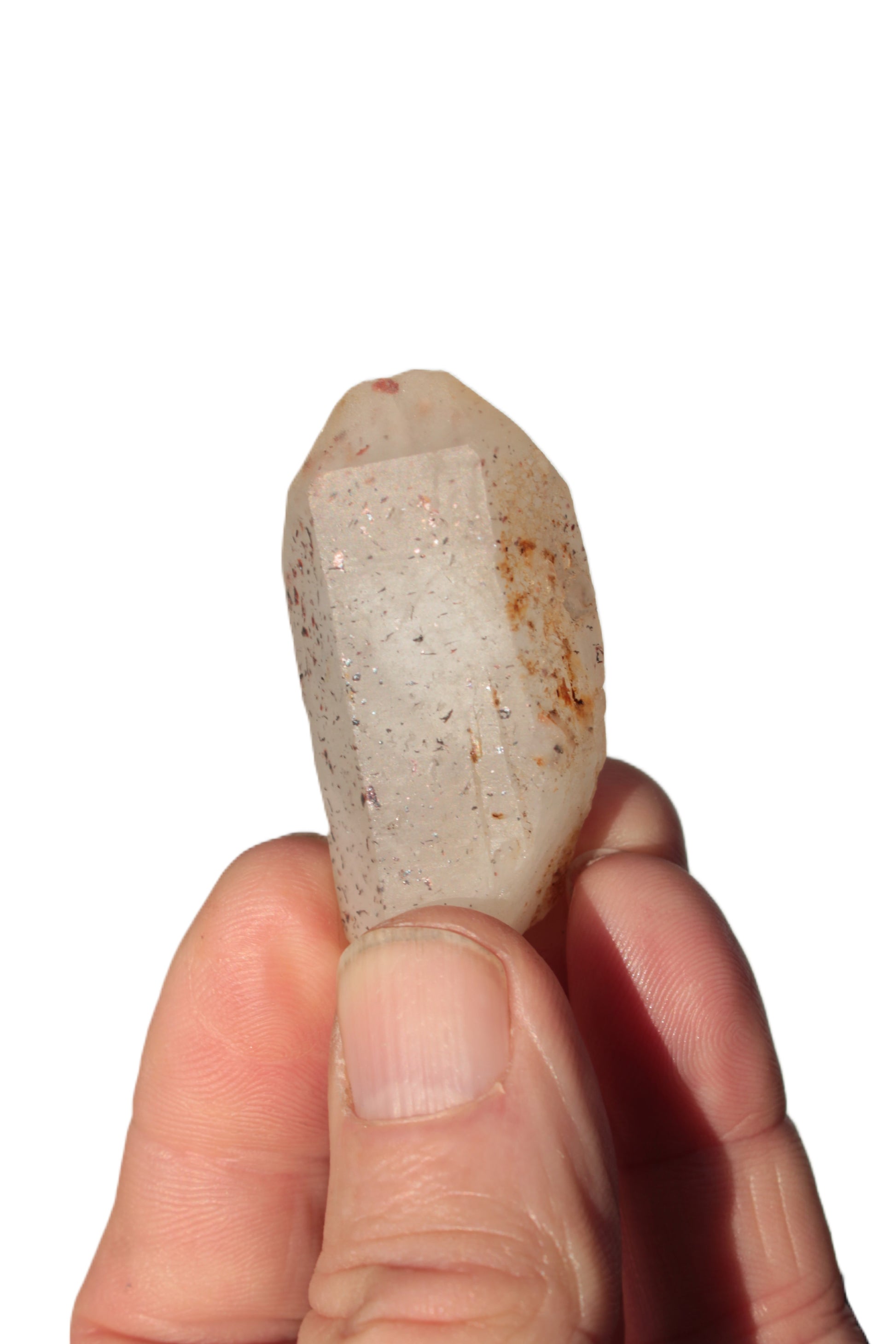 Lepidocrocite Quartz crystal from Namibia 25g Rocks and Things