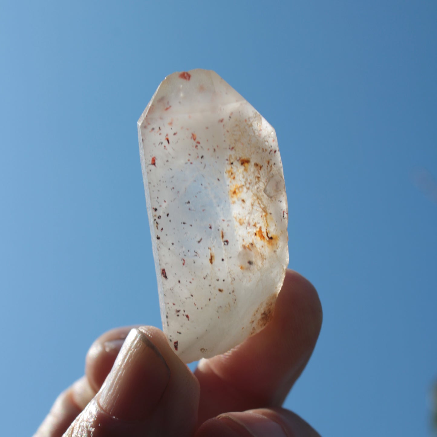 Lepidocrocite Quartz crystal from Namibia 25g Rocks and Things