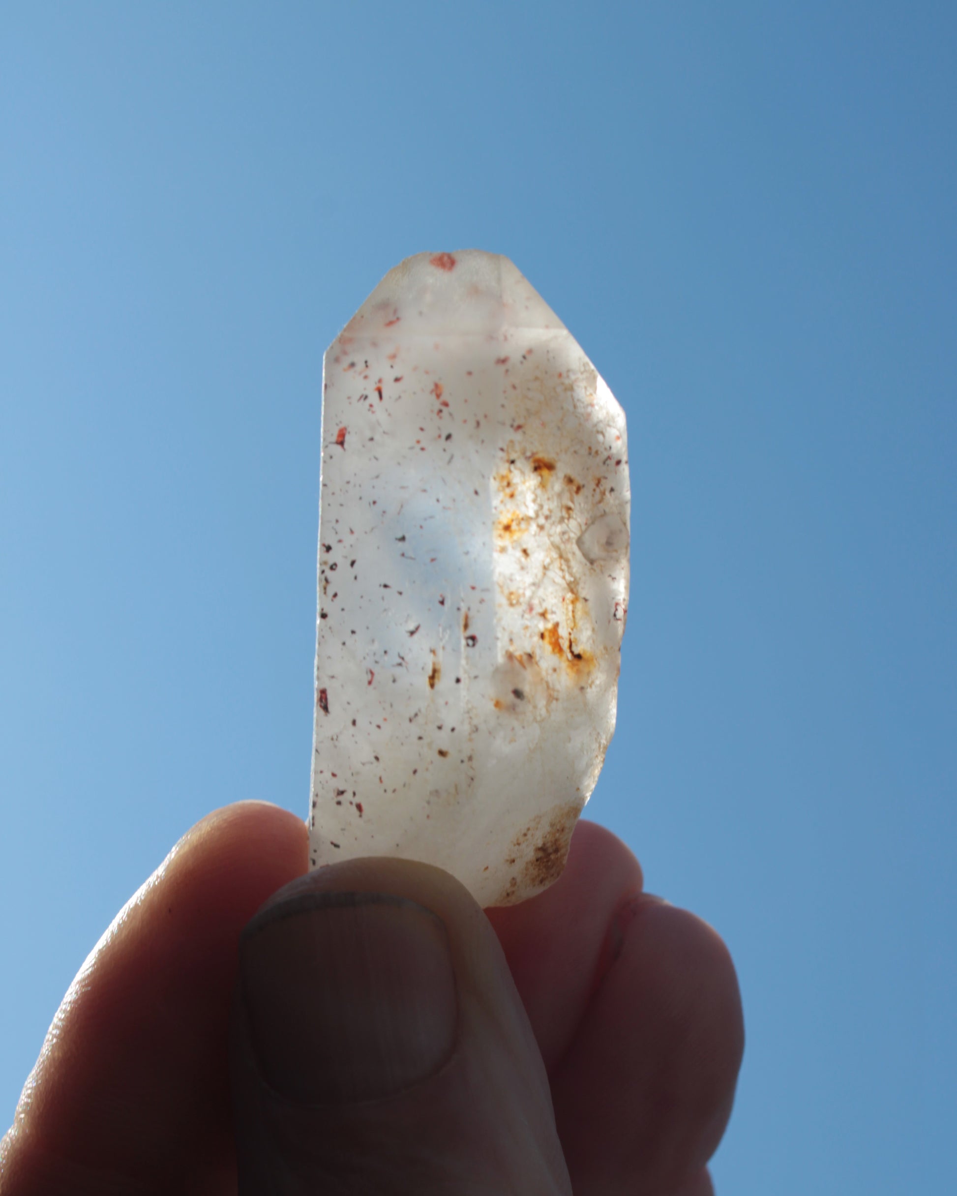 Lepidocrocite Quartz crystal from Namibia 25g Rocks and Things