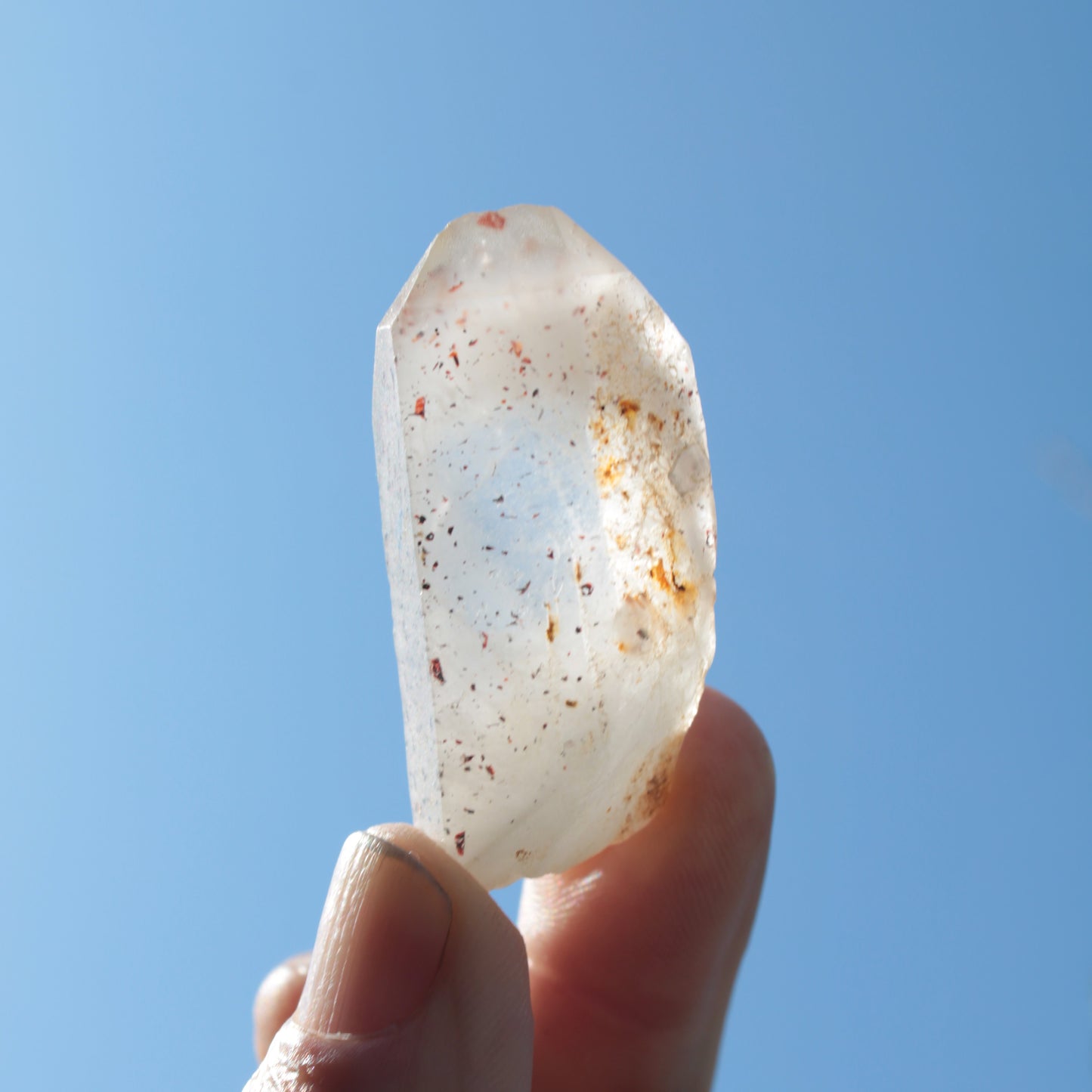 Lepidocrocite Quartz crystal from Namibia 25g Rocks and Things