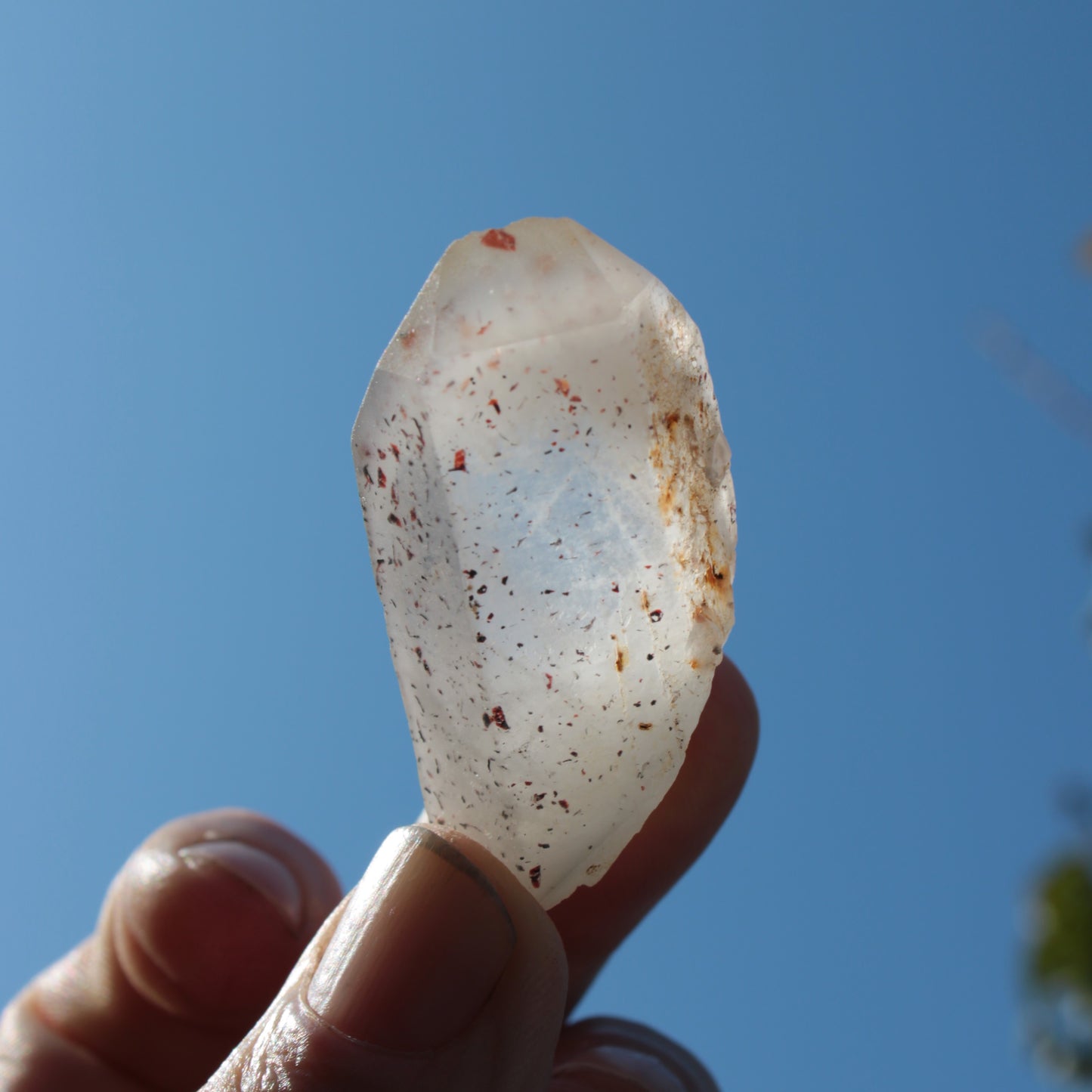 Lepidocrocite Quartz crystal from Namibia 25g Rocks and Things