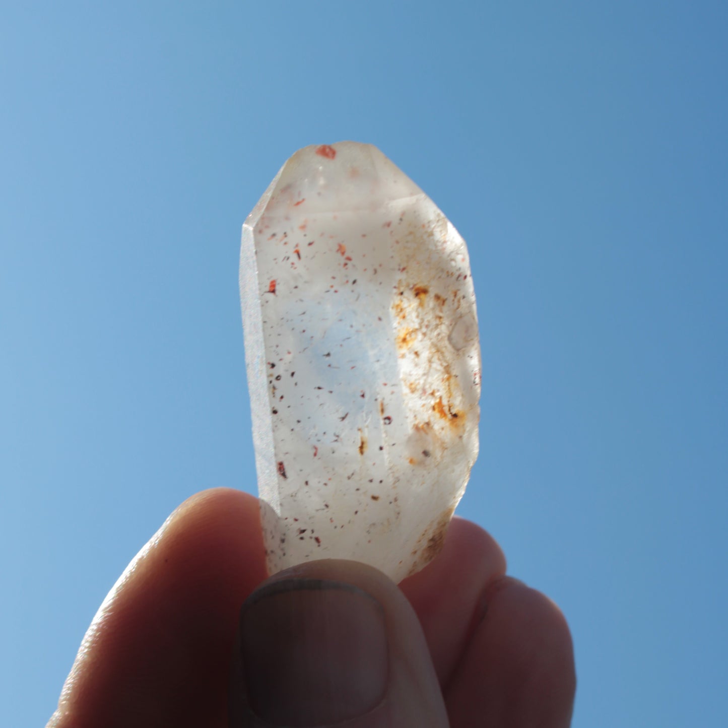 Lepidocrocite Quartz crystal from Namibia 25g Rocks and Things