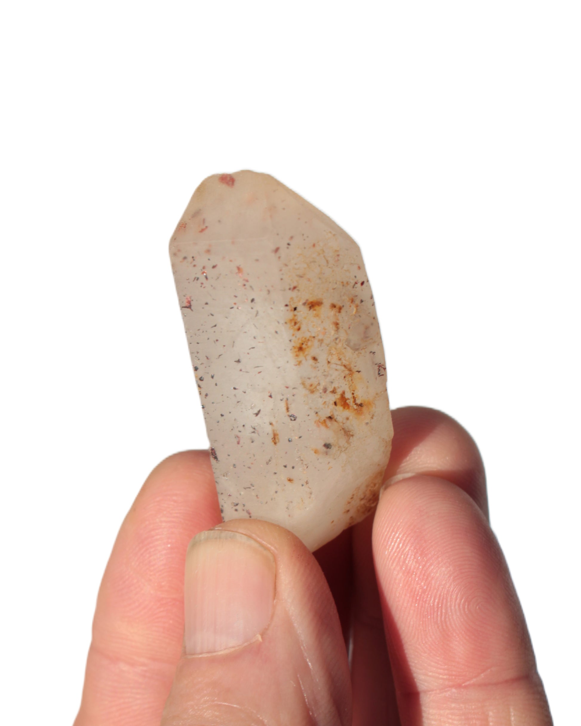 Lepidocrocite Quartz crystal from Namibia 25g Rocks and Things