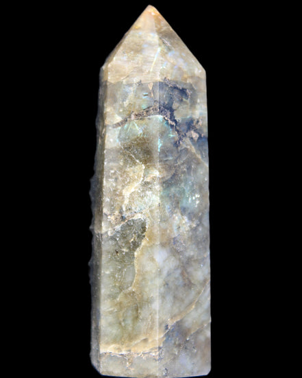 Labradorite wand 89g in sunlight - Rocks and Things Store