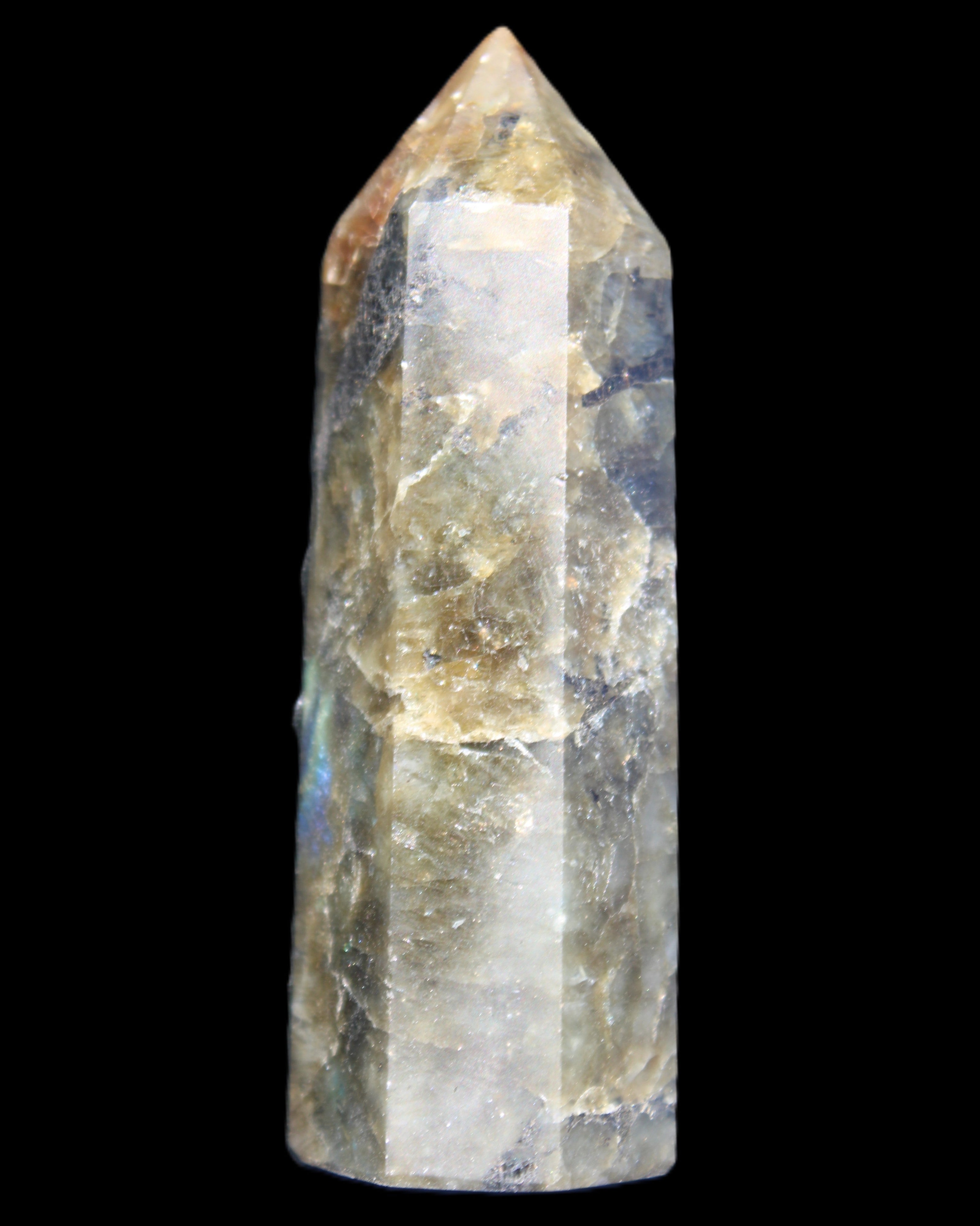 Labradorite wand 89g in sunlight - Rocks and Things Store