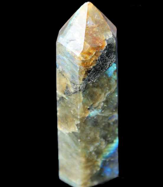 Labradorite wand 89g in sunlight - Rocks and Things Store